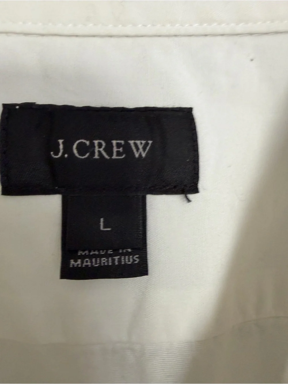 J. Crew White Men's Casual Button-Down Shirt